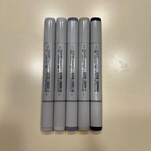 Copic Sketch Marker Set of 5 in Black/Grey